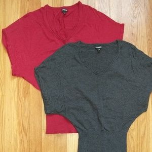 Express Bundle Short Sleeve Dolman Sweaters